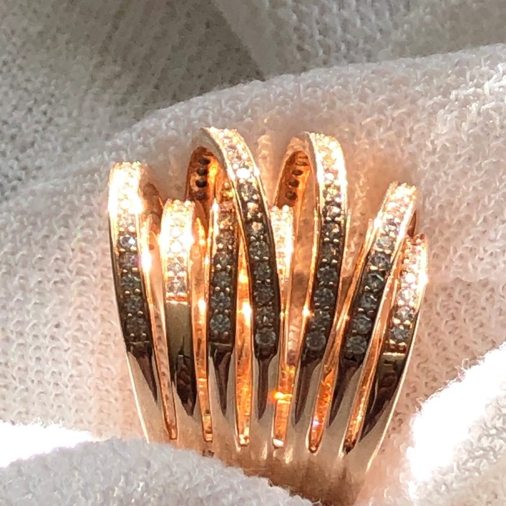 Crystal Crossover Ring - image 2